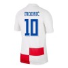 Conjunto (Camiseta+Pantalón Corto) Croacia Modrić 10 Primera Equipación Euro 2024 - Niño